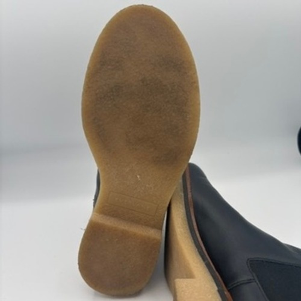 Everlane Chelsea Boot Women Sz 5 Black Leather Italian Made Classic Ankle Boot - Picture 8 of 14
